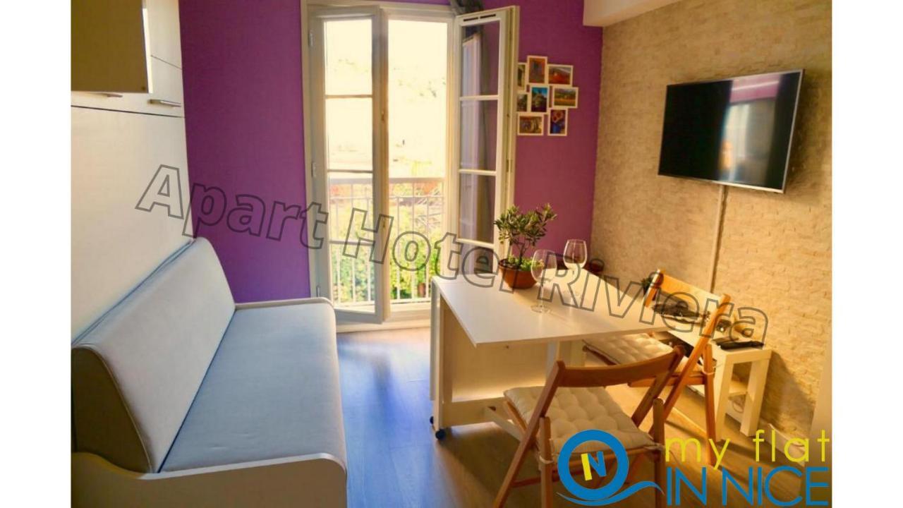 Aparthotel Riviera Nice Cote D'Azur - Old Town - Studio Ac - Sea View - 50M Promenade Des Anglais- La Maison Linda מראה חיצוני תמונה