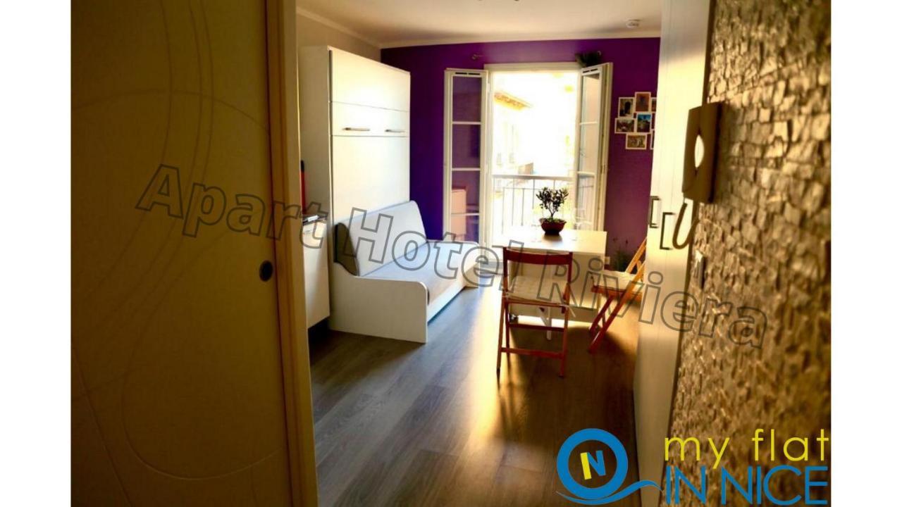 Aparthotel Riviera Nice Cote D'Azur - Old Town - Studio Ac - Sea View - 50M Promenade Des Anglais- La Maison Linda מראה חיצוני תמונה