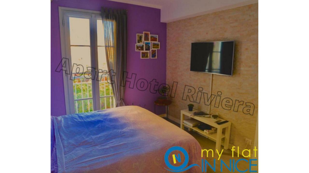 Aparthotel Riviera Nice Cote D'Azur - Old Town - Studio Ac - Sea View - 50M Promenade Des Anglais- La Maison Linda מראה חיצוני תמונה