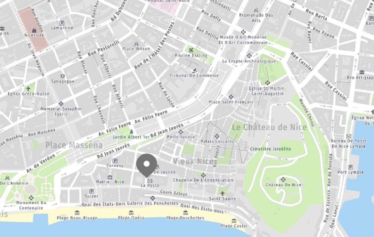 Aparthotel Riviera Nice Cote D'Azur - Old Town - Studio Ac - Sea View - 50M Promenade Des Anglais- La Maison Linda מראה חיצוני תמונה