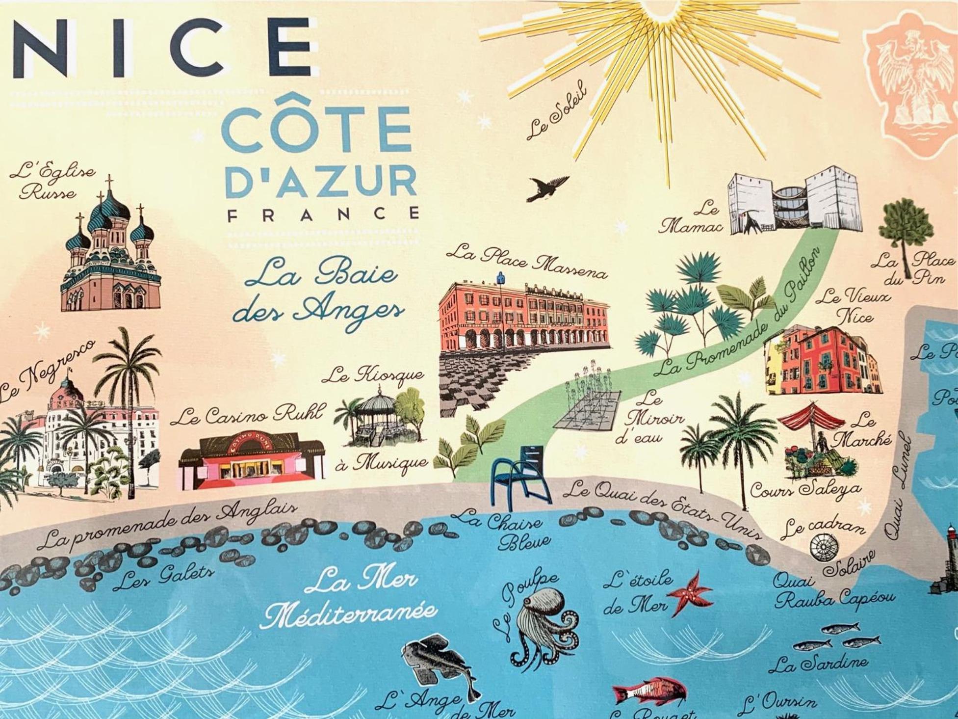 Aparthotel Riviera Nice Cote D'Azur - Old Town - Studio Ac - Sea View - 50M Promenade Des Anglais- La Maison Linda מראה חיצוני תמונה